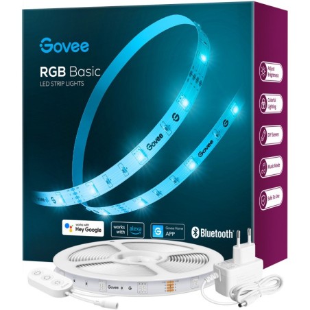 Govee H615A 5M Wi-Fi RGB LED Strip Light - Transform Your Space with Vibrant Colors!
